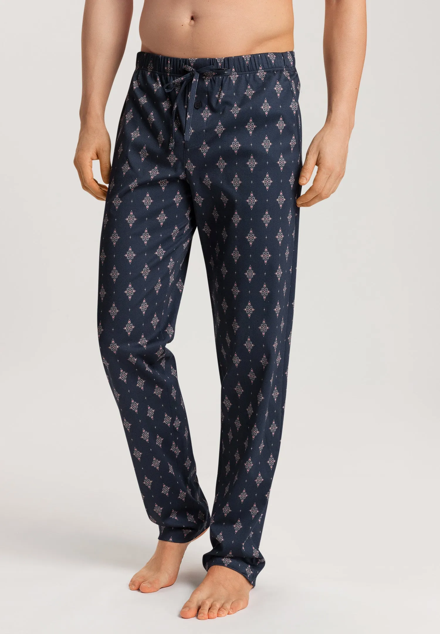 Night And Day Cotton Drawstring Pajama Pants | Dotted Ornament 75216-2195