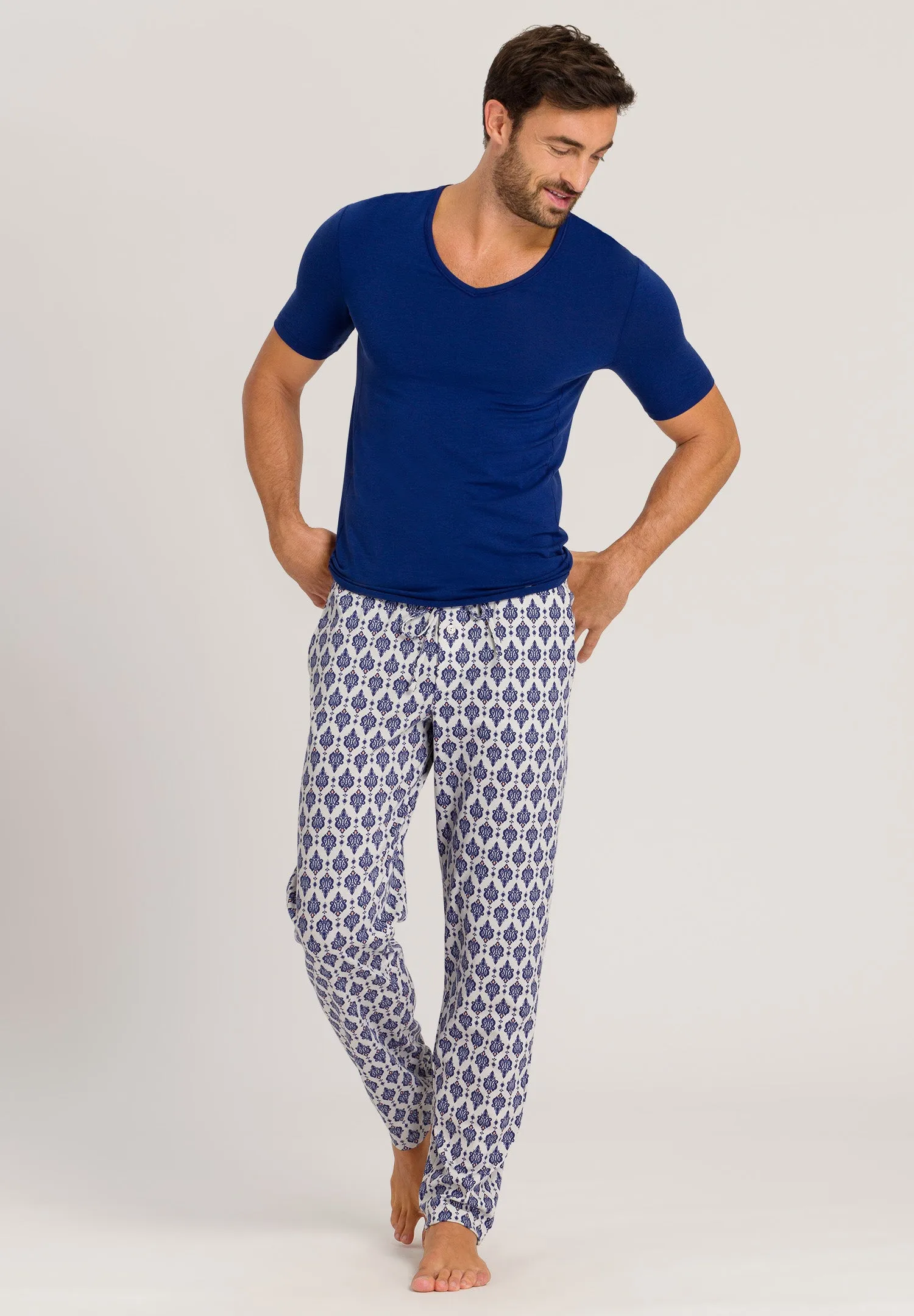 Night And Day Cotton Drawstring Pajama Pants | Modern Ornament 75216-2351