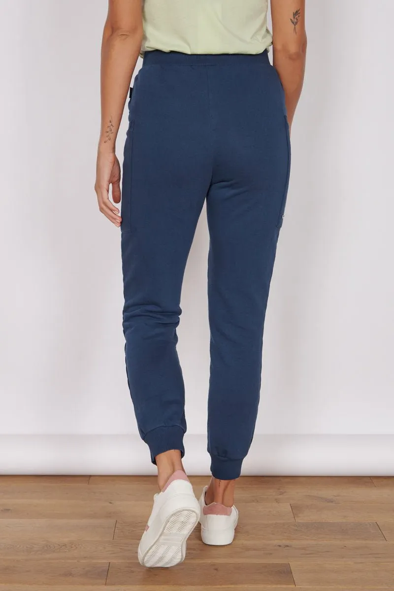 OIivia Navy Loungewear Cuffed Hem Joggers