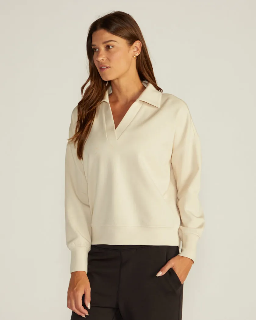 Opal Fleece Relaxed Polo