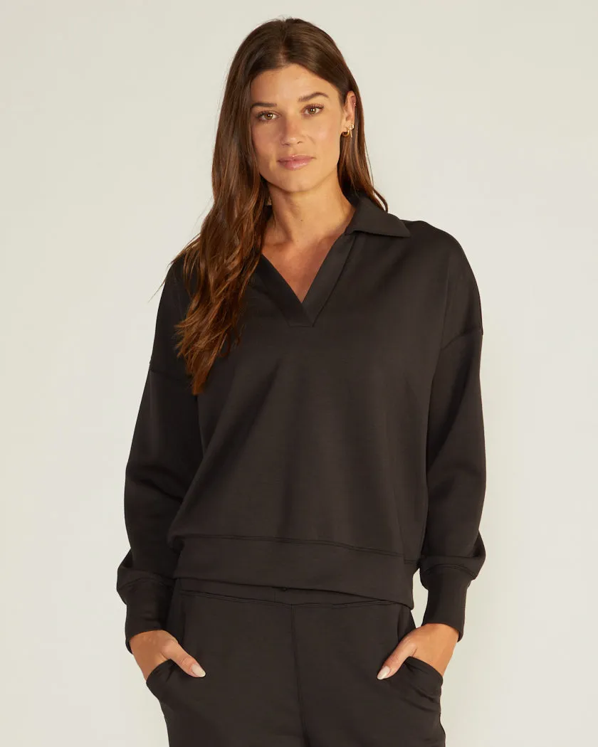 Opal Fleece Relaxed Polo