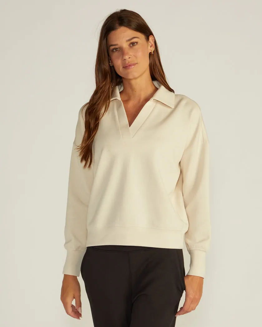 Opal Fleece Relaxed Polo