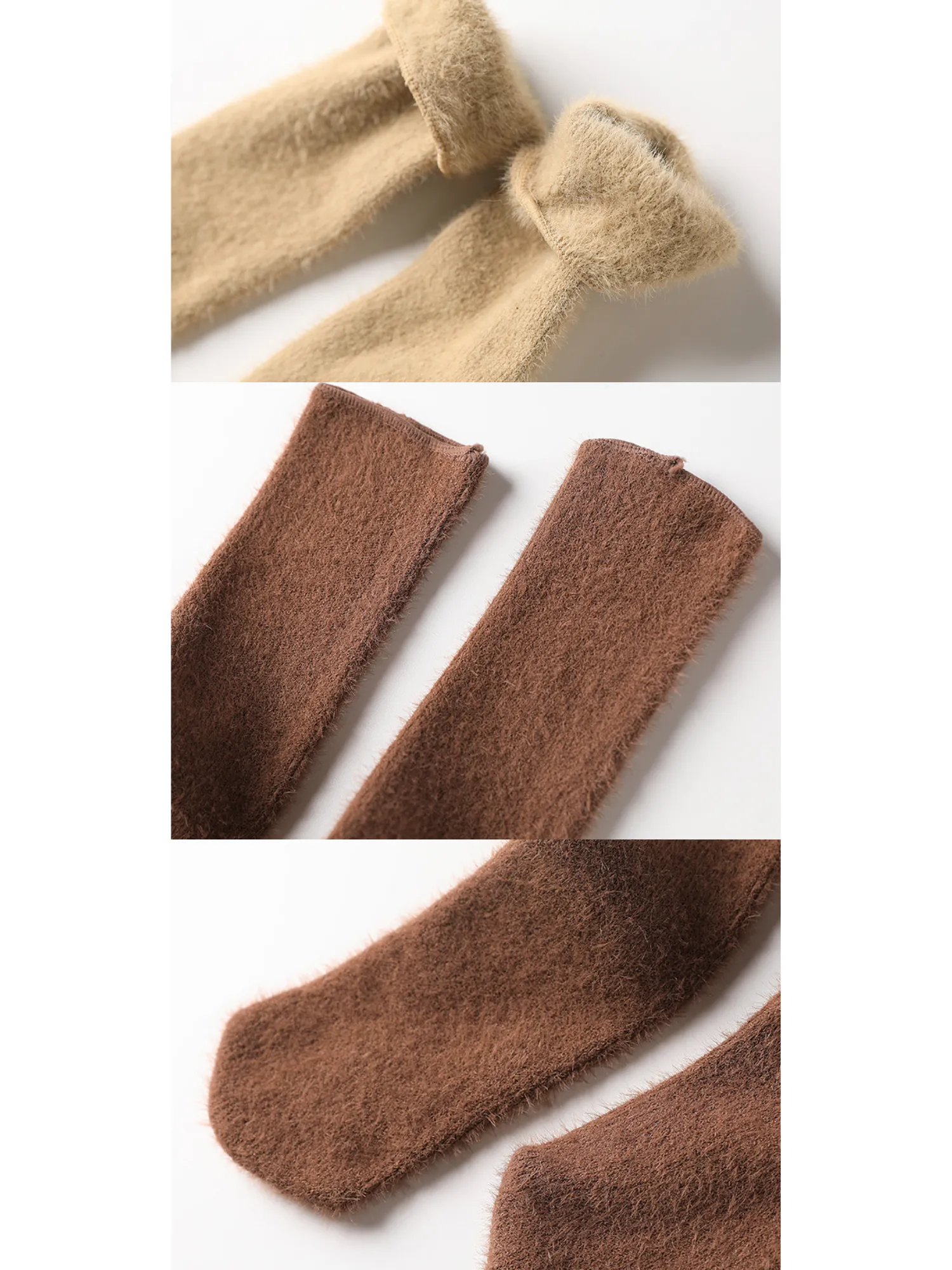 'Peggy' Fuzzy Soft Socks (5 Colors)