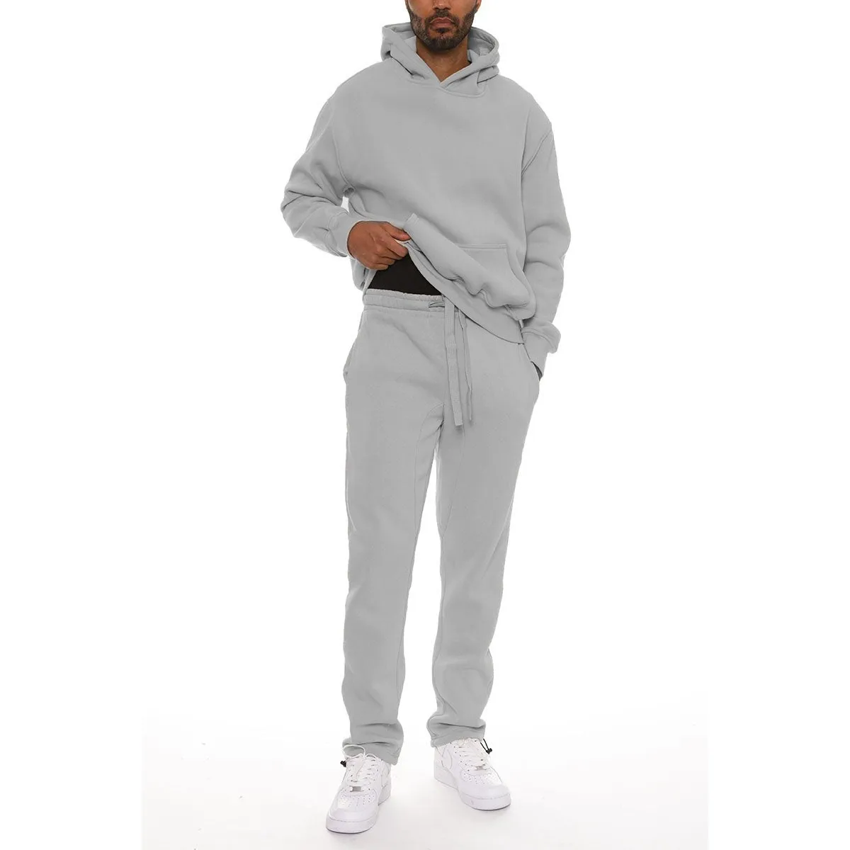 Pro Comfort Light Grey Hoodie Set