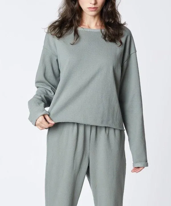 RECYCLED COTTON LOUNGEWEAR SET