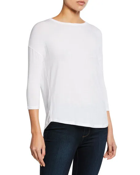 Relaxed Fit 3/4 Sleeve Boat Neck - More Colors