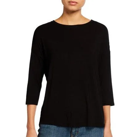 Relaxed Fit 3/4 Sleeve Boat Neck - More Colors