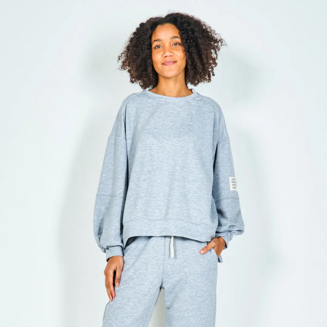 Relaxed sweater and jogger set wholesale