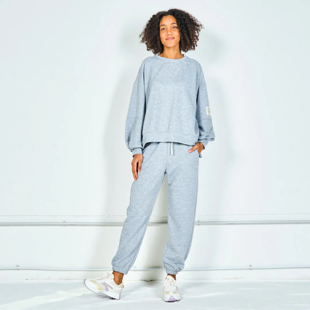 Relaxed sweater and jogger set wholesale