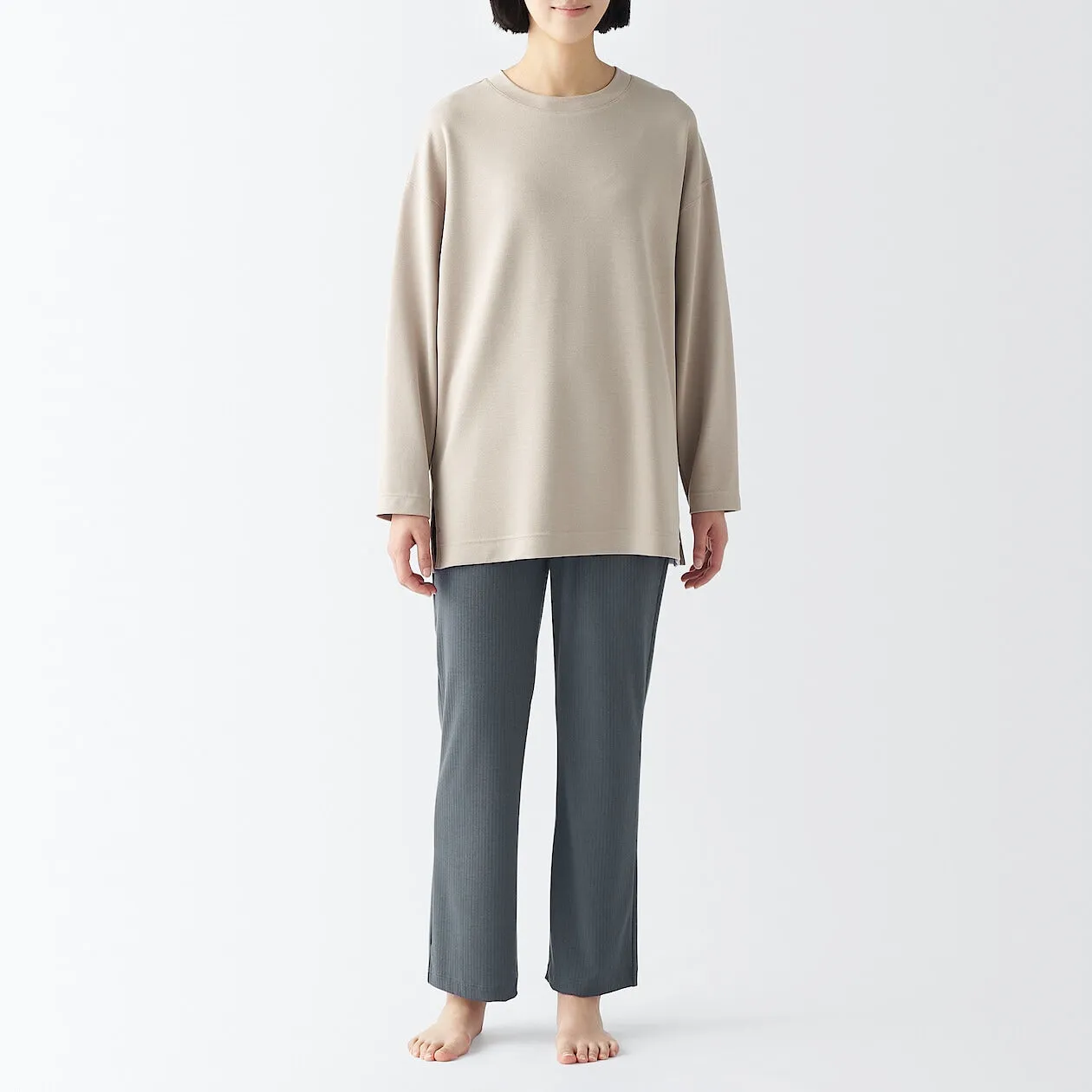 Ribbed Tunic Loungewear Set