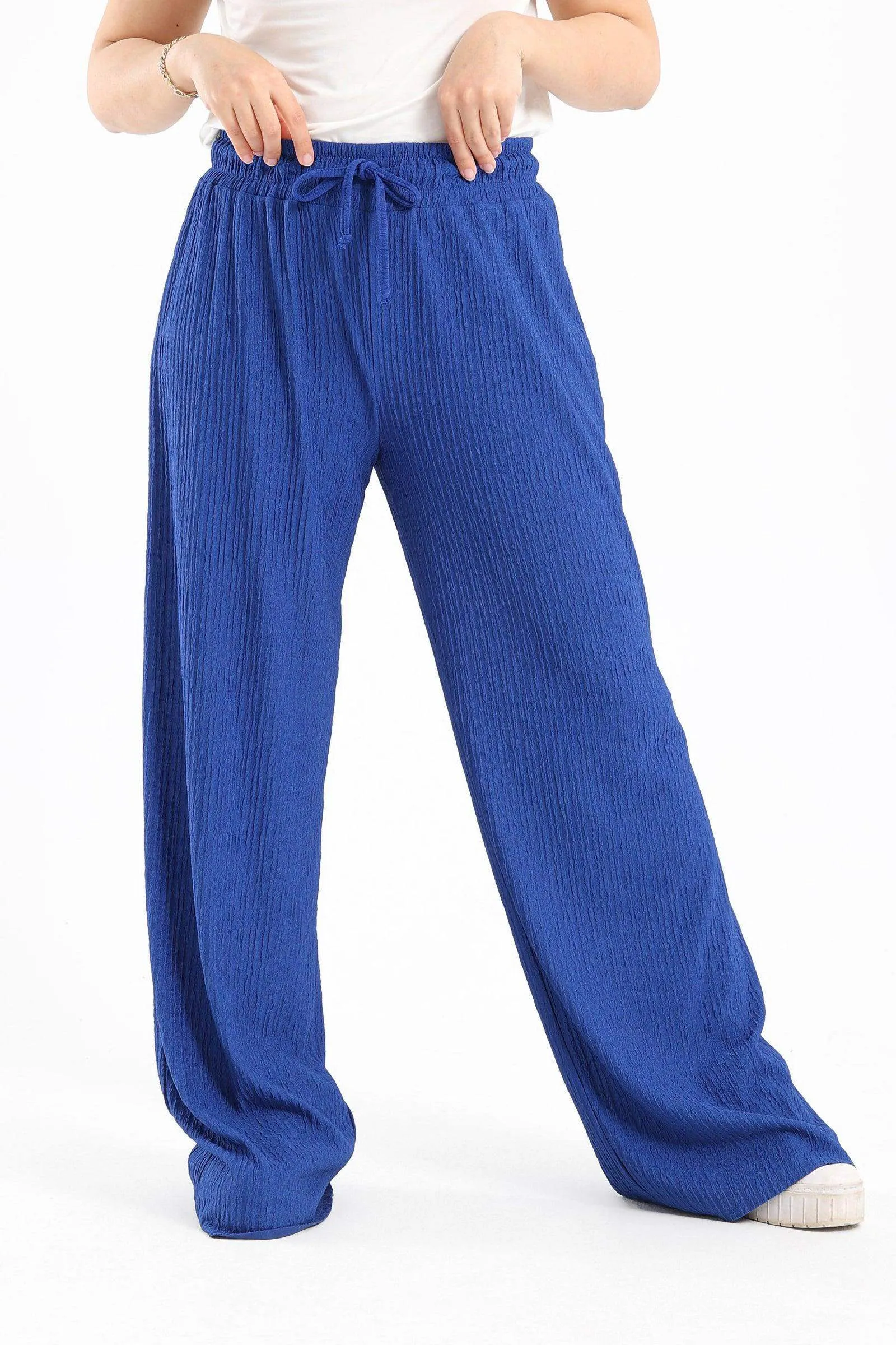 Ribbed Wide Leg Pants