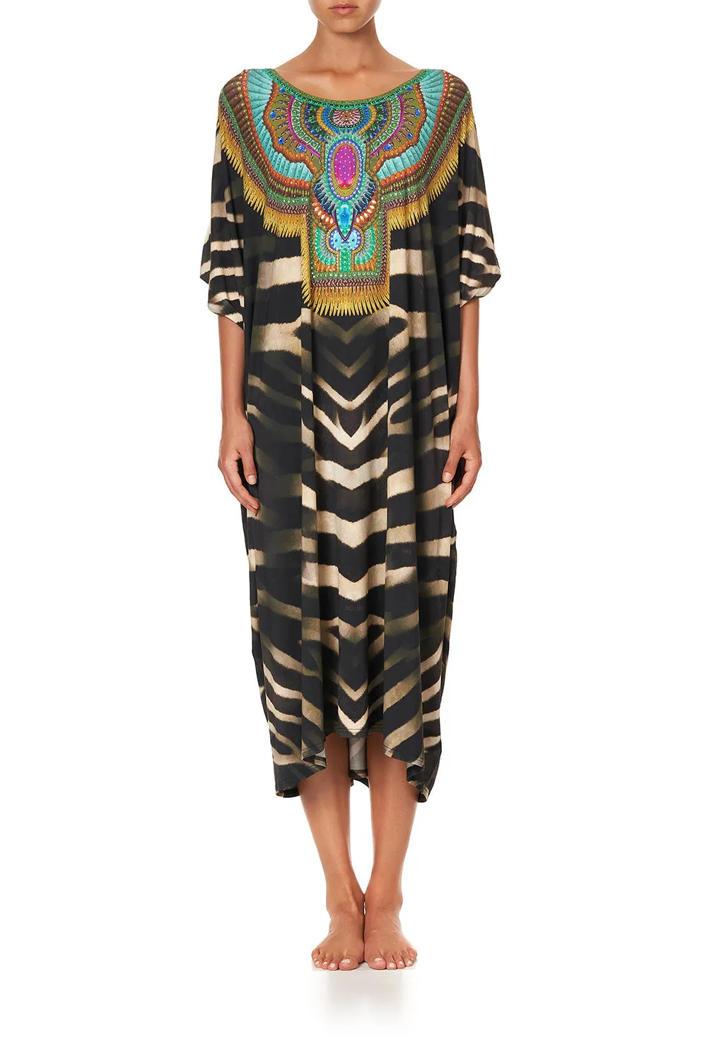 ROUND NECK LOUNGE KAFTAN BAKORA