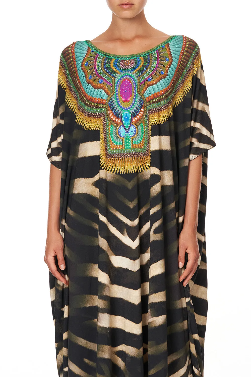 ROUND NECK LOUNGE KAFTAN BAKORA