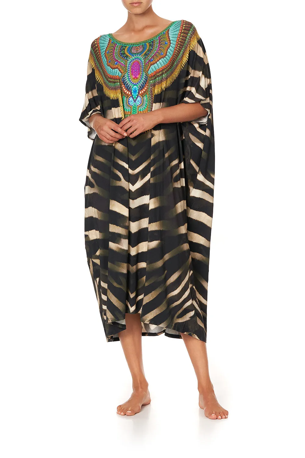 ROUND NECK LOUNGE KAFTAN BAKORA