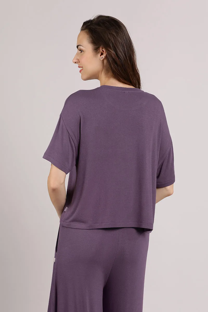 Serene Dream Top - Vintage Violet