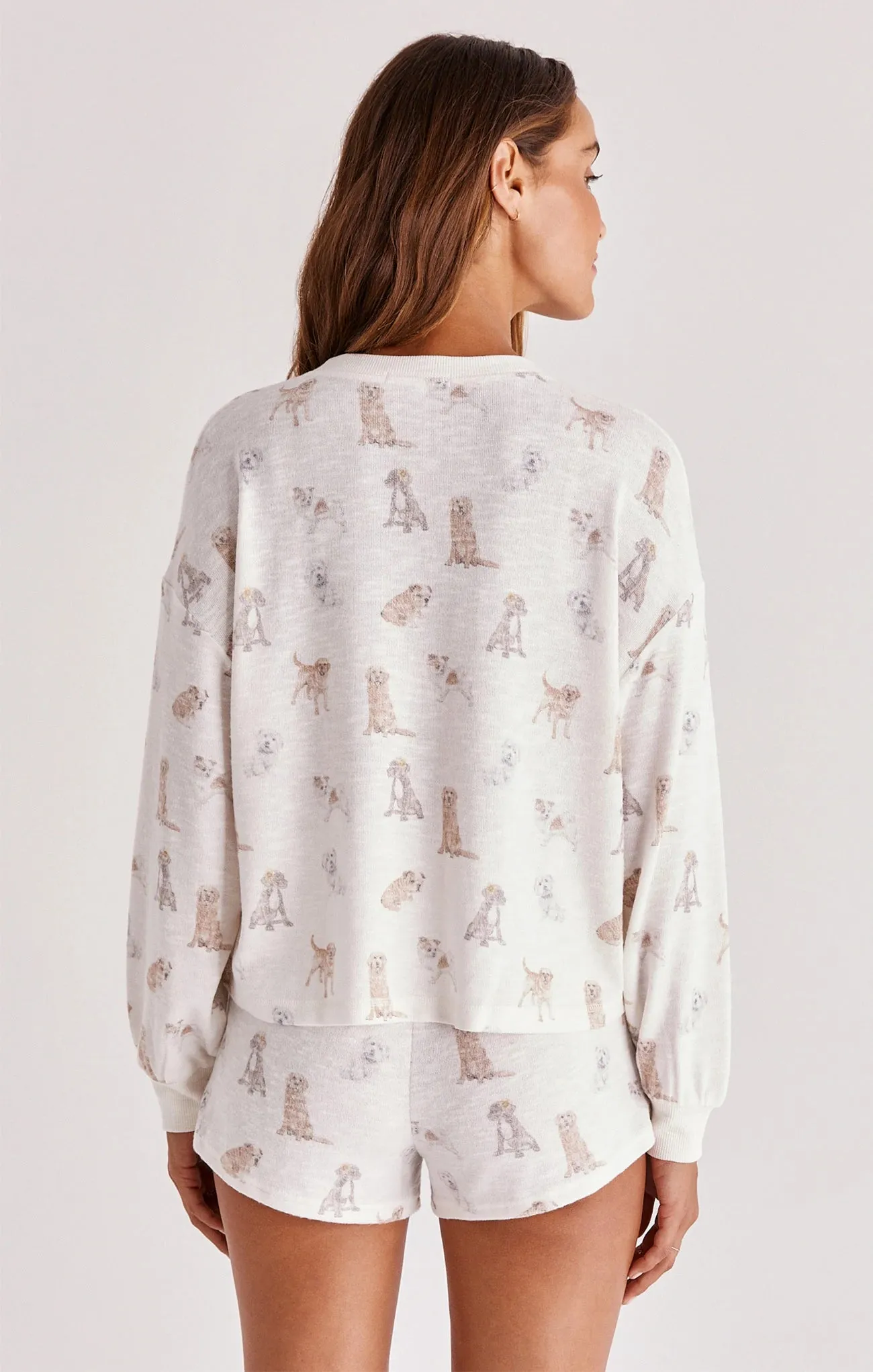 SNUGGLE UP DOG LONG SLEEVE TOP