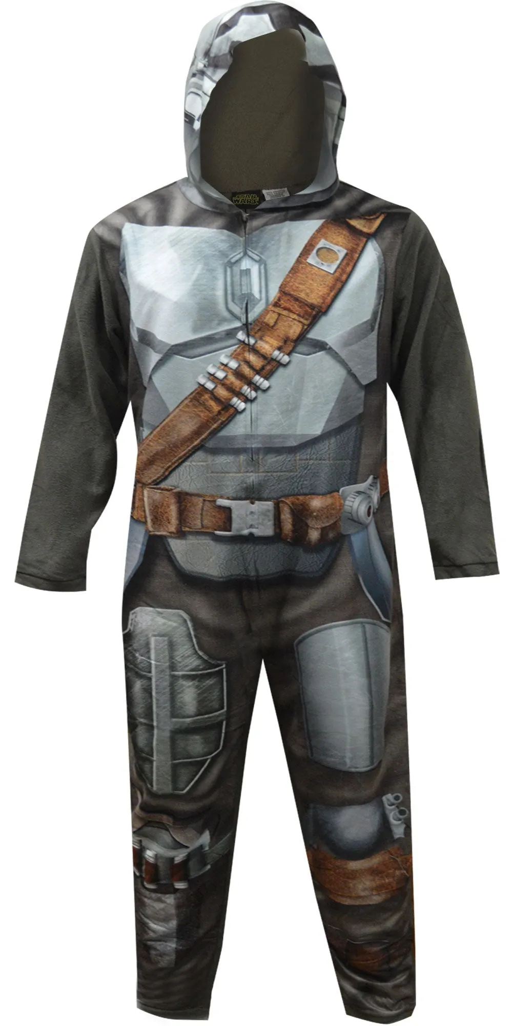 Star Wars Mandalorian Uniform Hooded Onesie Pajama