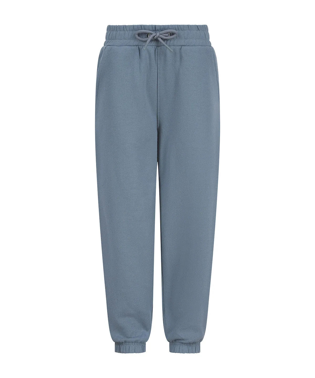 Stone Blue - Kids sustainable fashion cuffed joggers