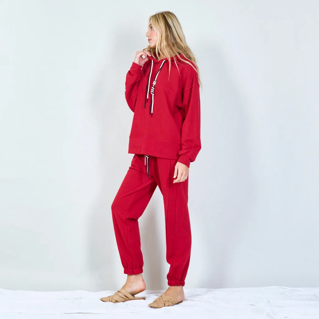 Stylish hoodie and jogger set wholesale