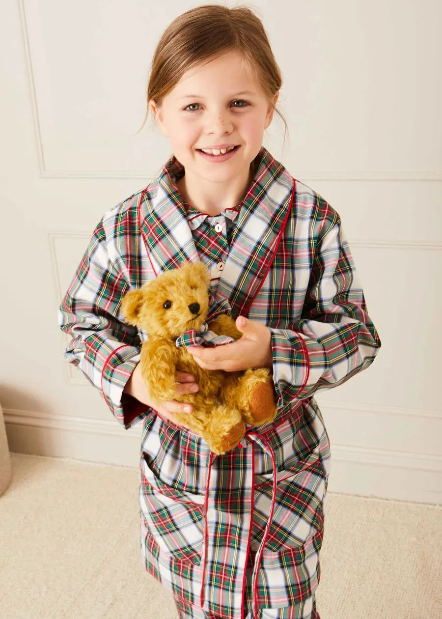 Sussex Tartan Dressing Gown in Red (2-10yrs)