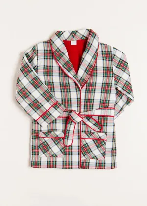 Sussex Tartan Dressing Gown in Red (2-10yrs)