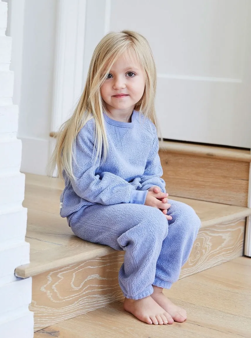 Sweatshirt and Sweatpant Loungewear Set - Gray