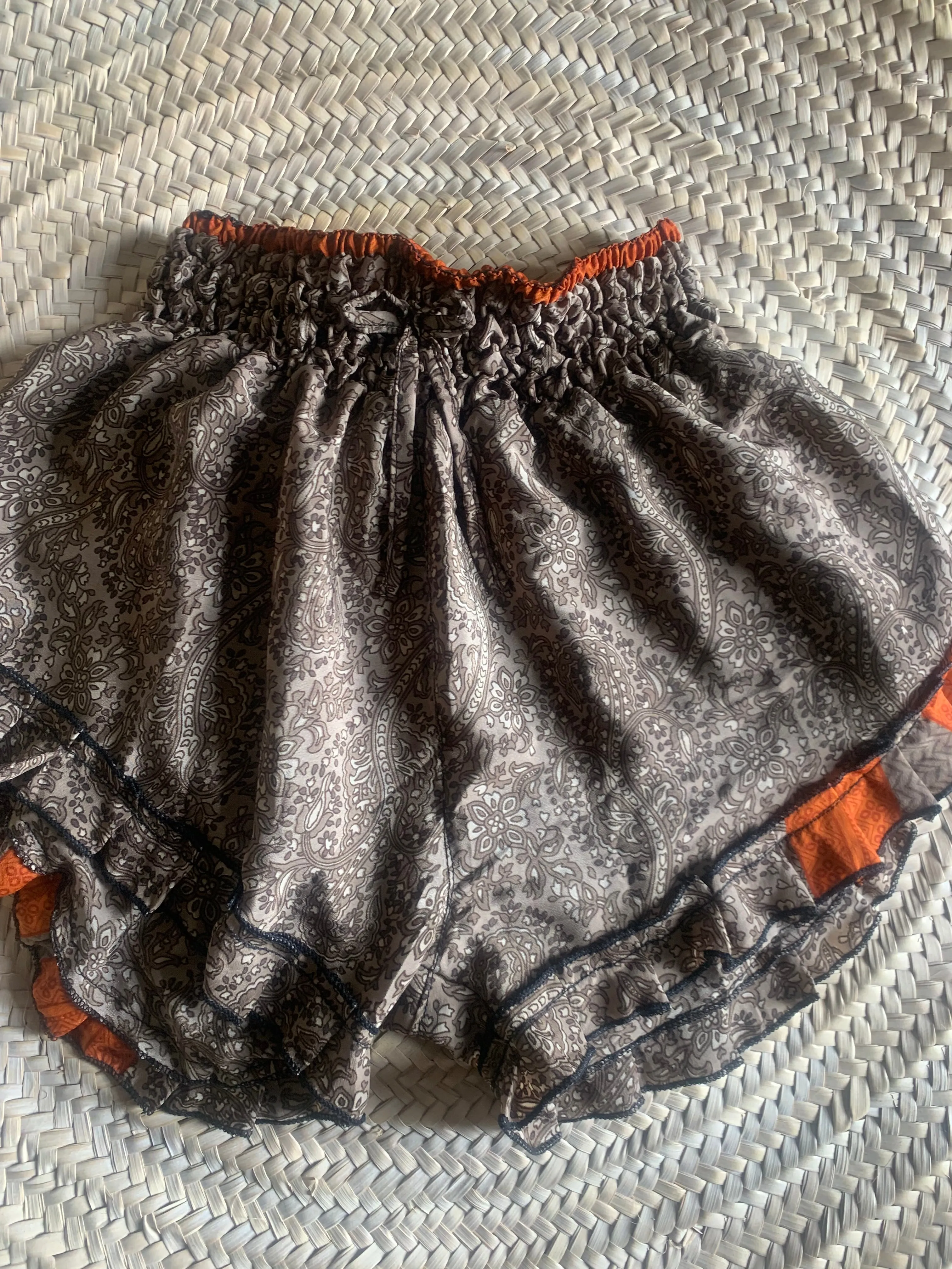 Upcycled Sari Shorts