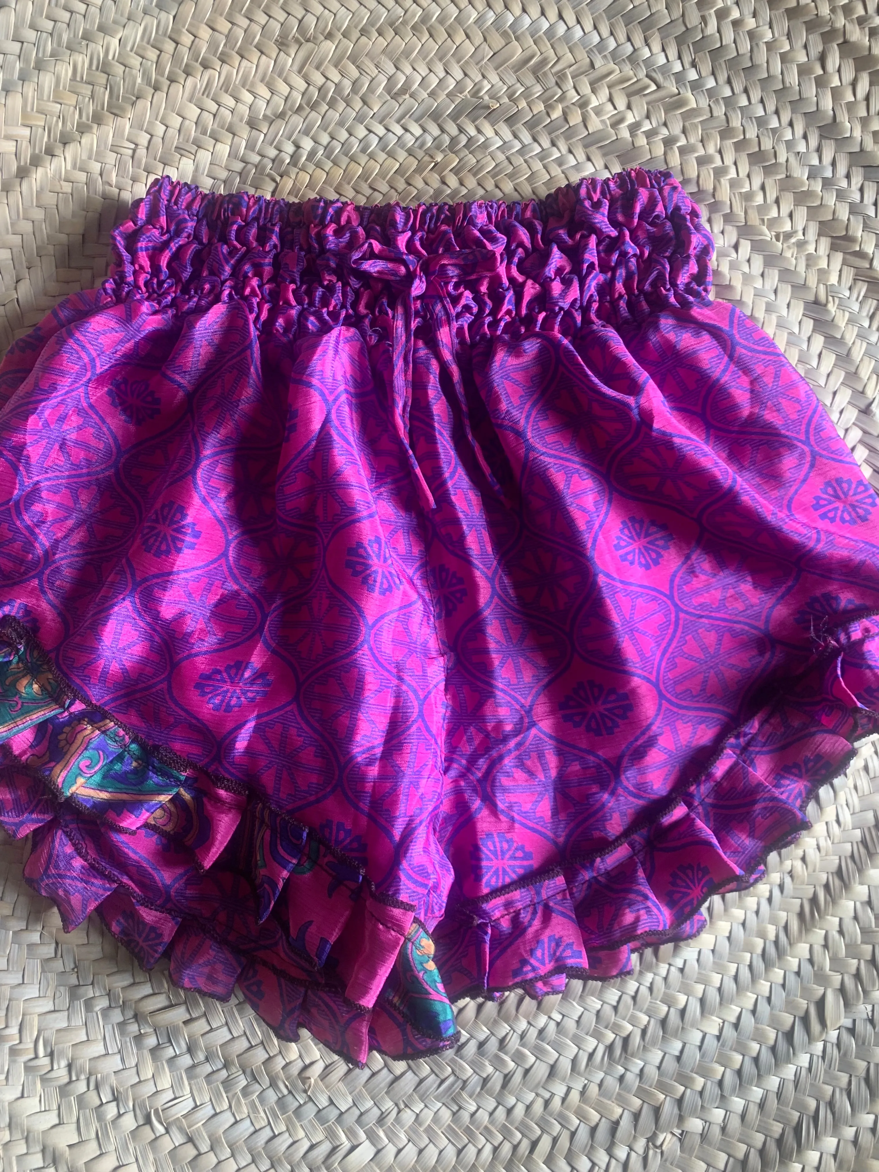 Upcycled Sari Shorts