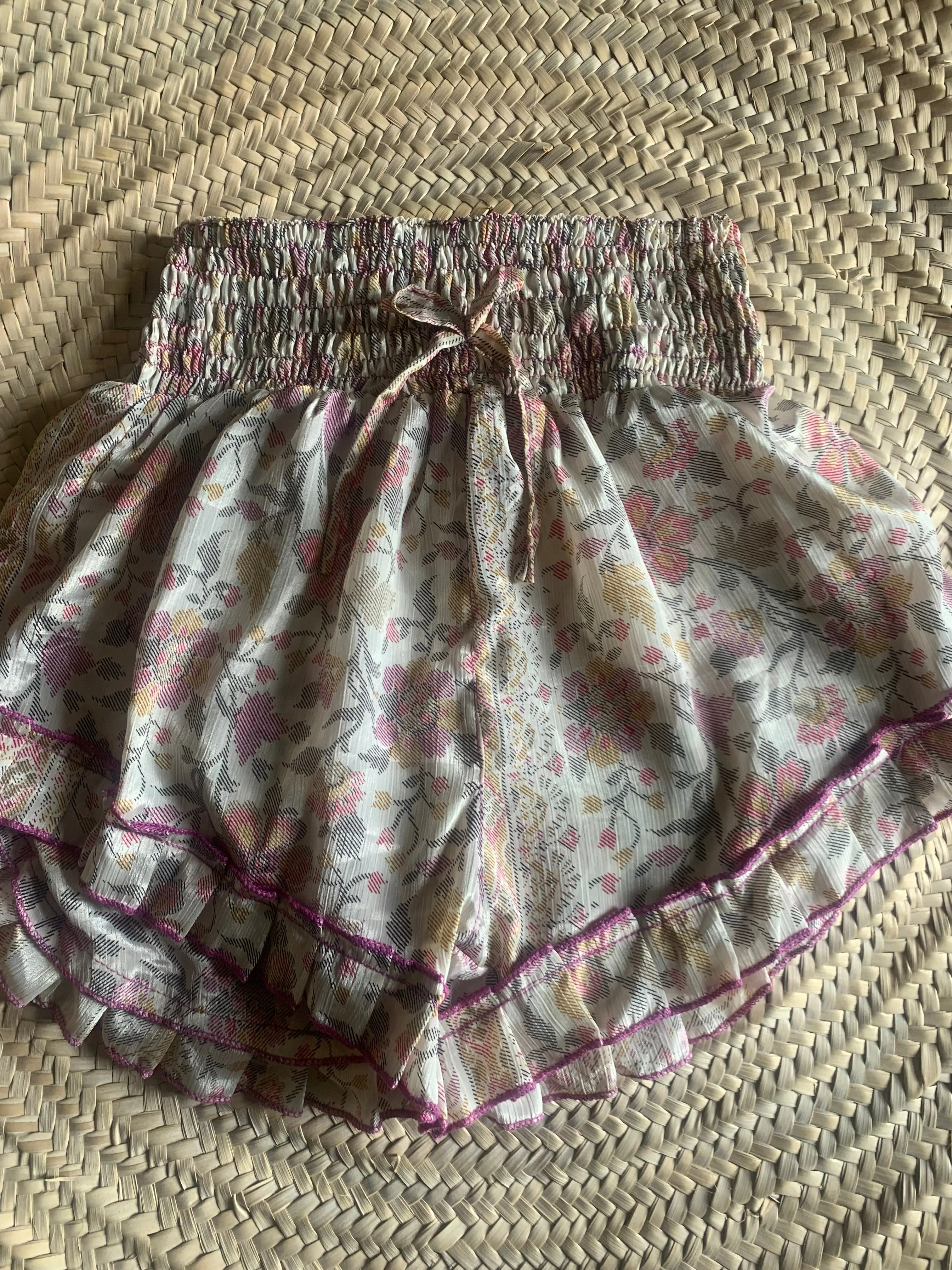 Upcycled Sari Shorts