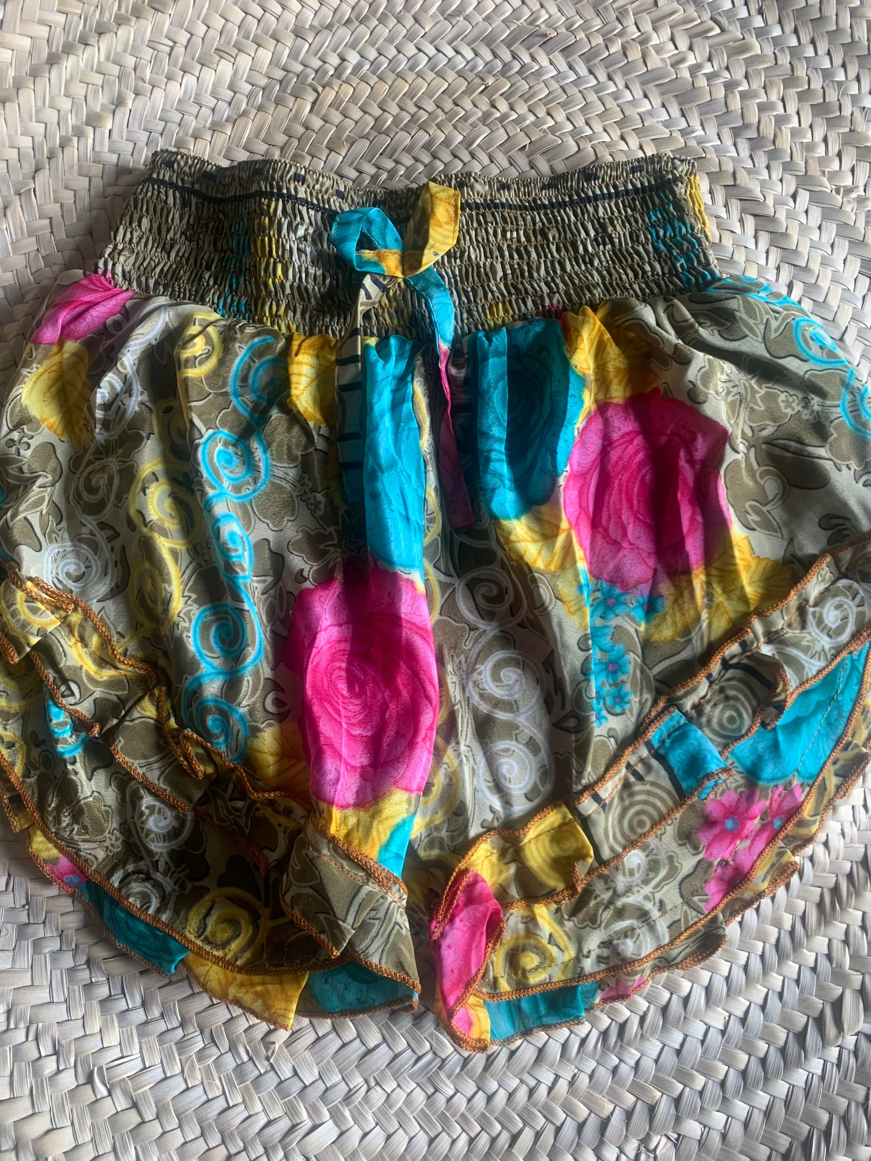 Upcycled Sari Shorts