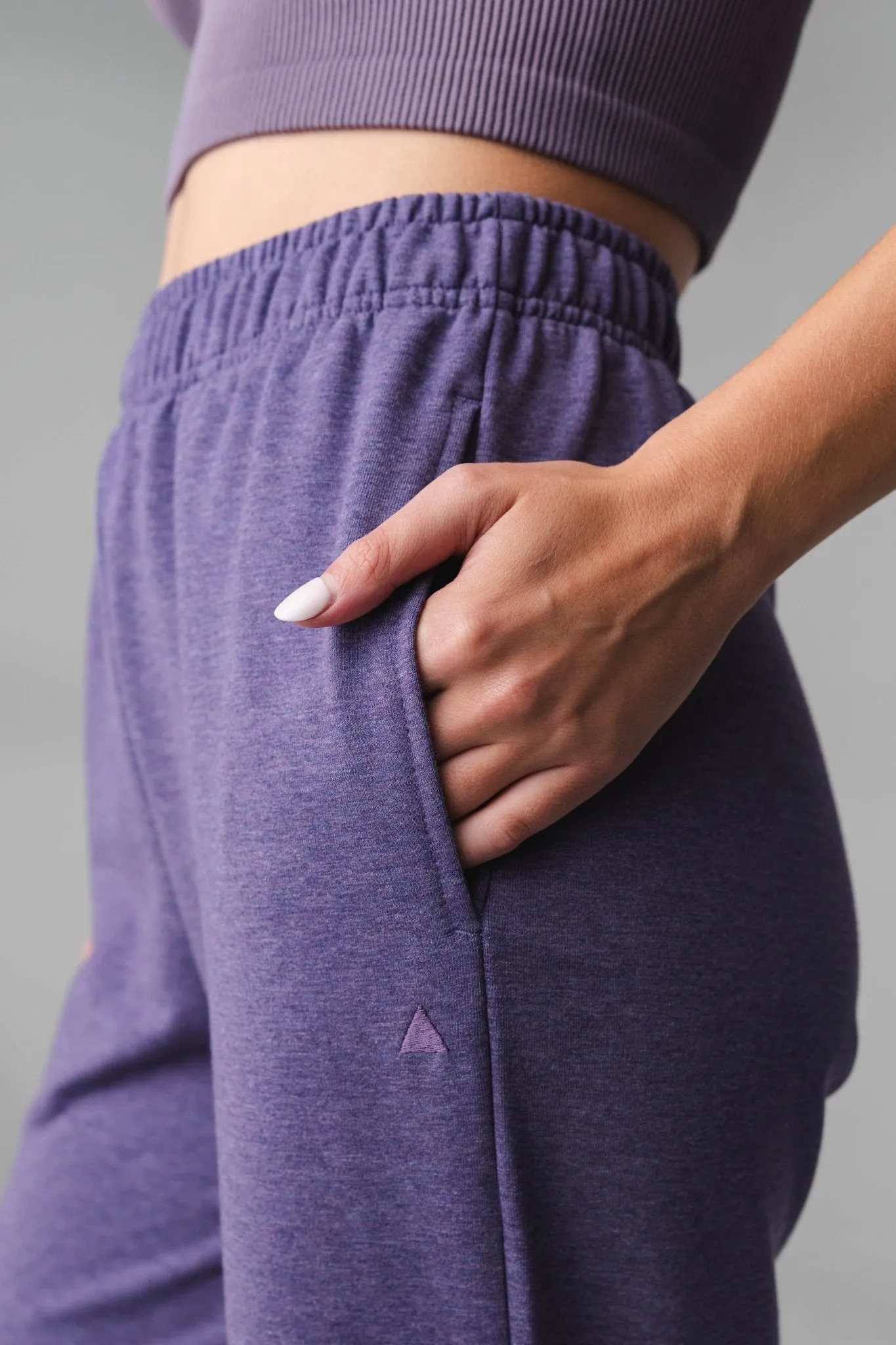 Vitality Studio Trouser - Violet Marl