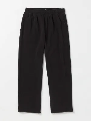 Volcom Bowered Light Fleece Pants-Black