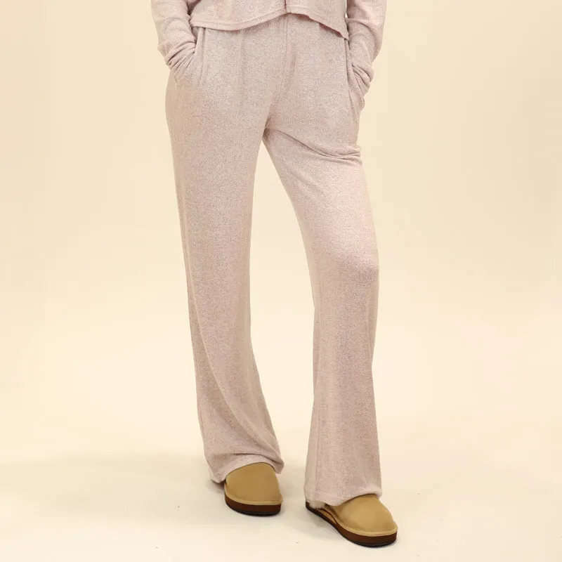 Wide Leg Hacci Lounge Pants