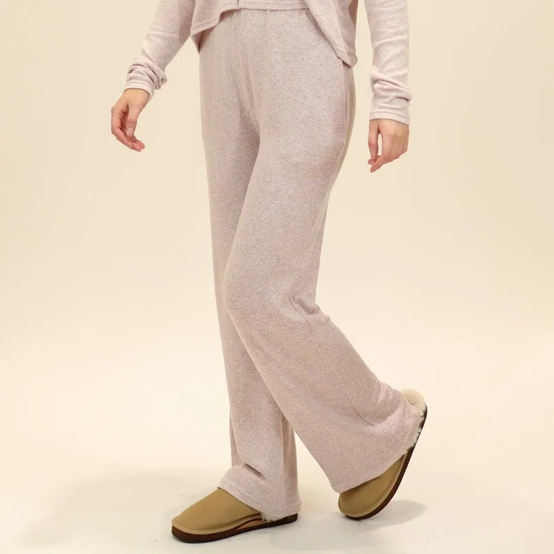 Wide Leg Hacci Lounge Pants