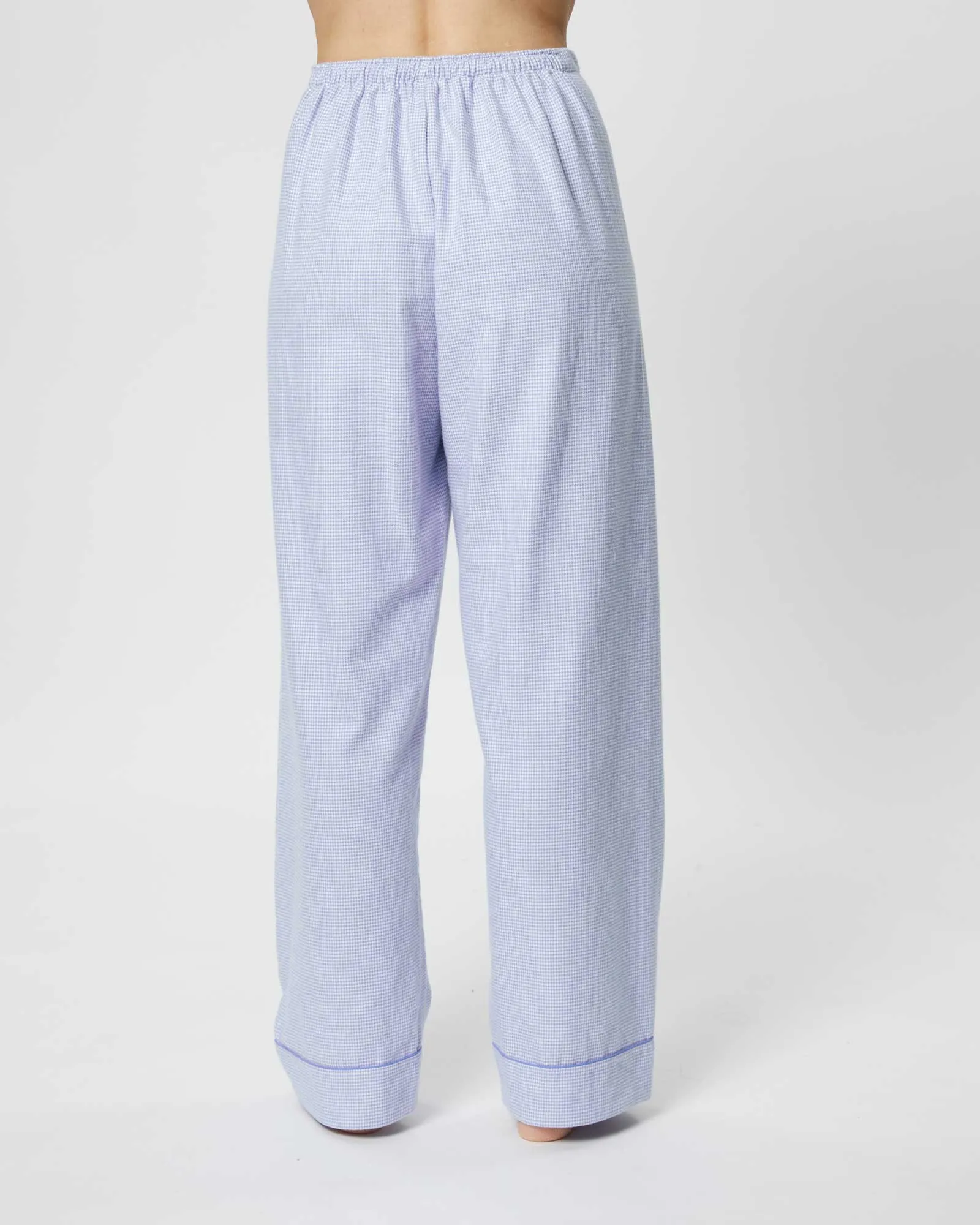 Women's Brushed Cotton Pajama Pants - Willet Blue