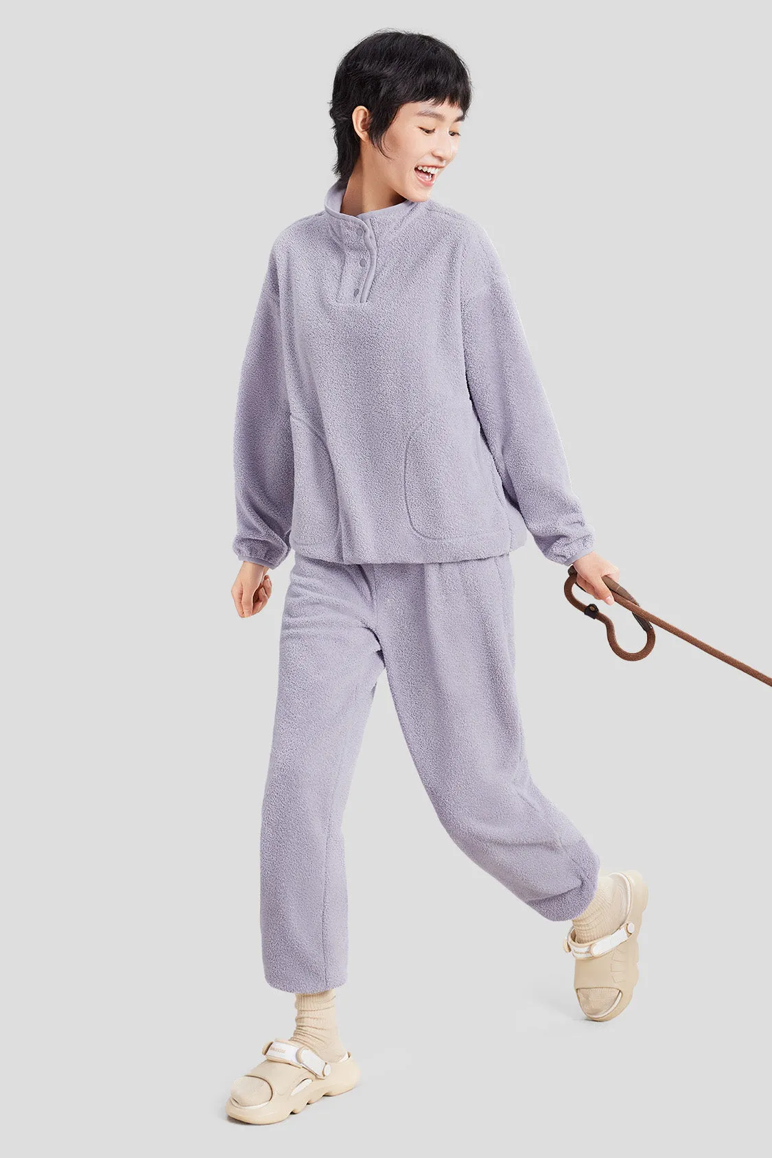 Women's Cozy Fleece Loungewear Set