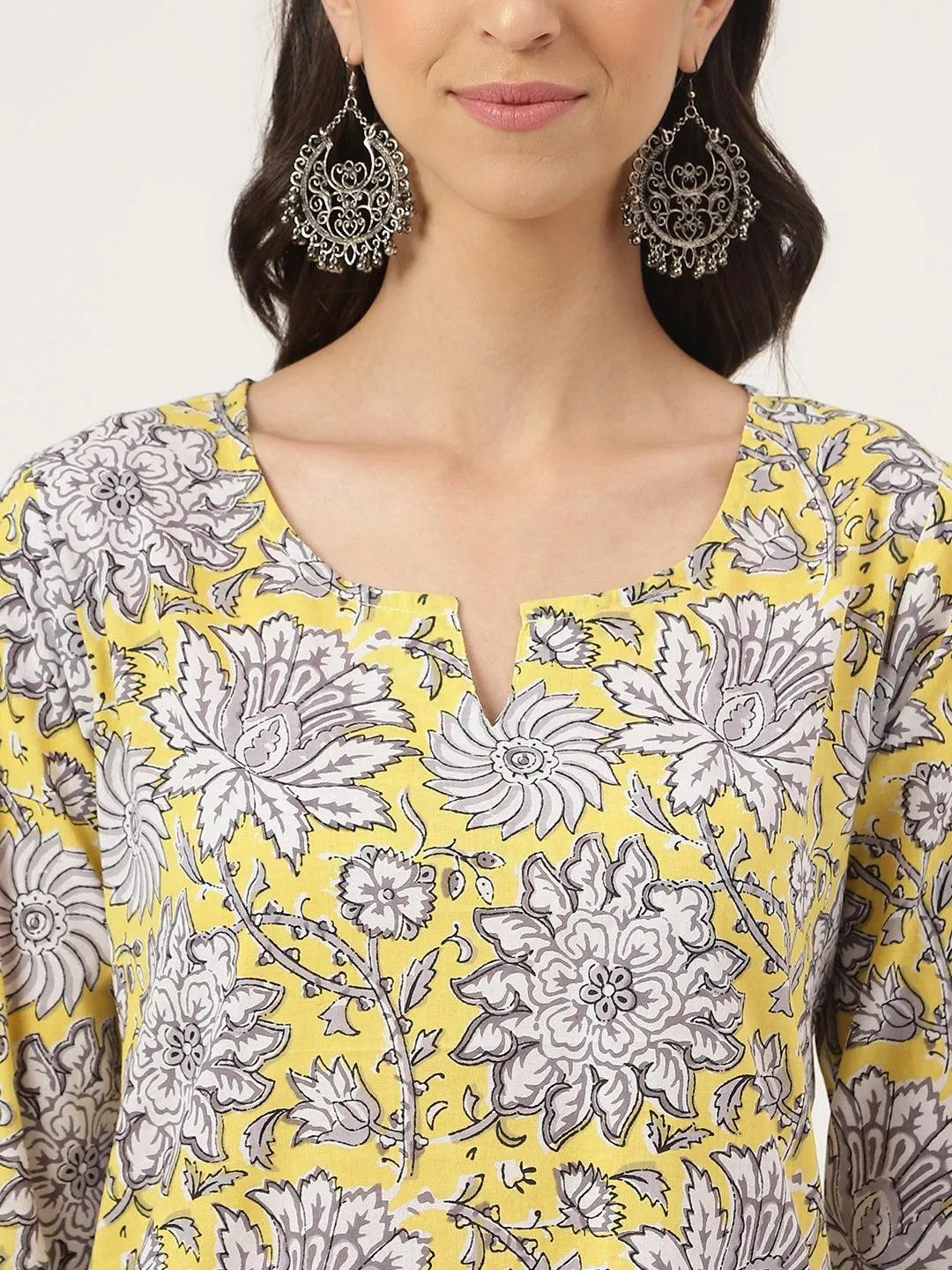 Yellow Printed Loungewear/Nightwear